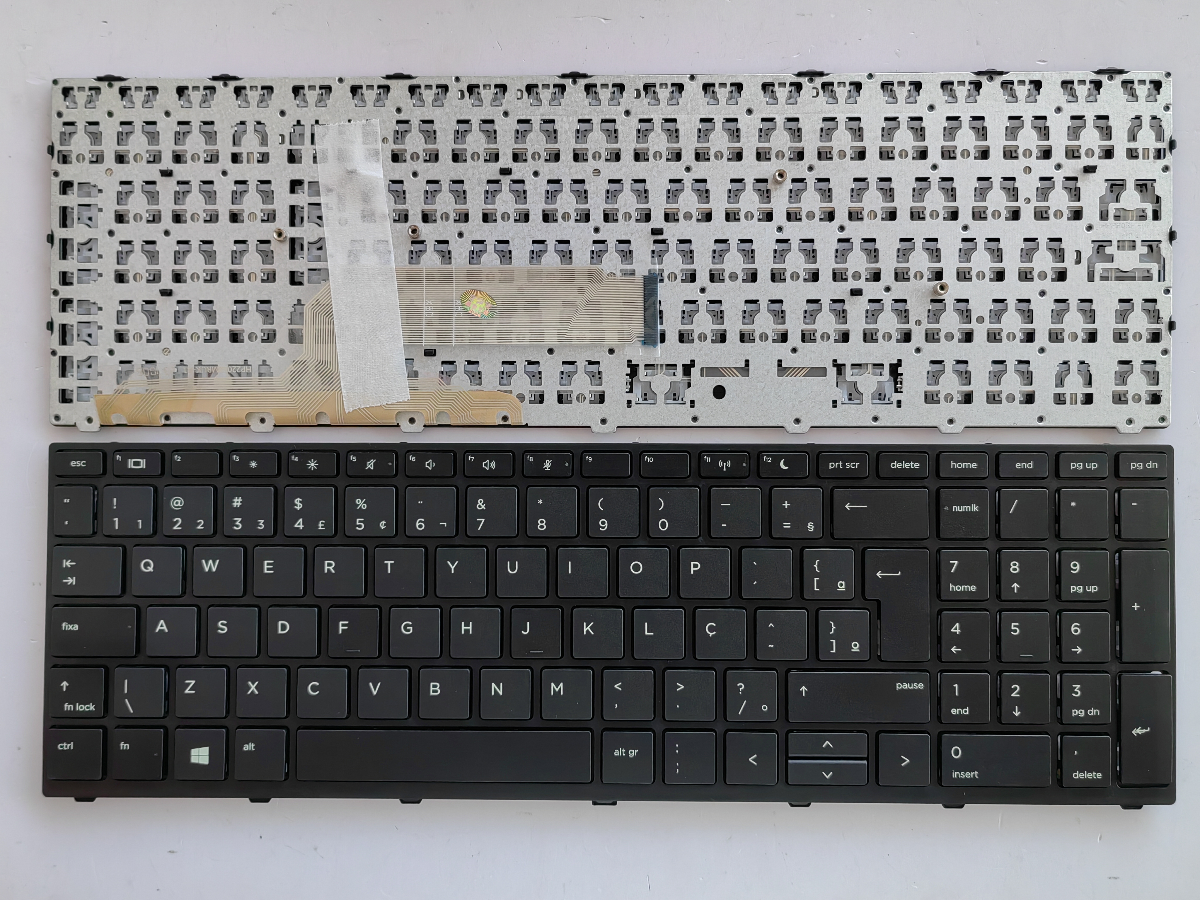 Picture of New Replacement Laptop Keyboard For HP 450G5/455G5/470G5 BLACK FRAME BLACK (OEM) BR Layout